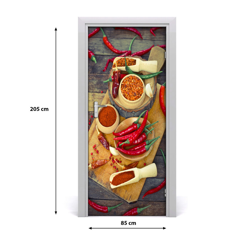 Chillies Door Decal
