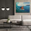  «Mouse Surfing» par John Hovenstine, art mural sur toile, 54 po x 40 po