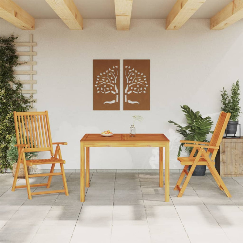 Nichlaus Rectangular 4 - Person Dining Set