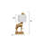 Resin Giraffe Table Lamp with Linen Shade-1702054713
