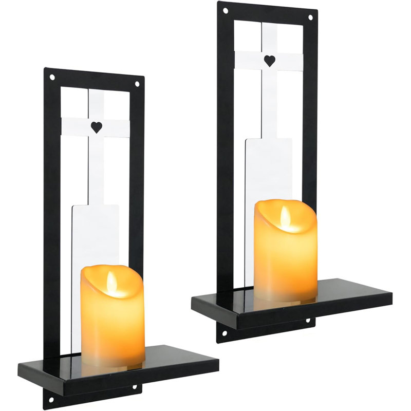 Metal Wall Candle Holder