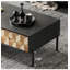 Table basse rectangulaire en bois massif