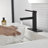 Single-Hole Single-Handle Bathroom Faucet With Drain Assembly