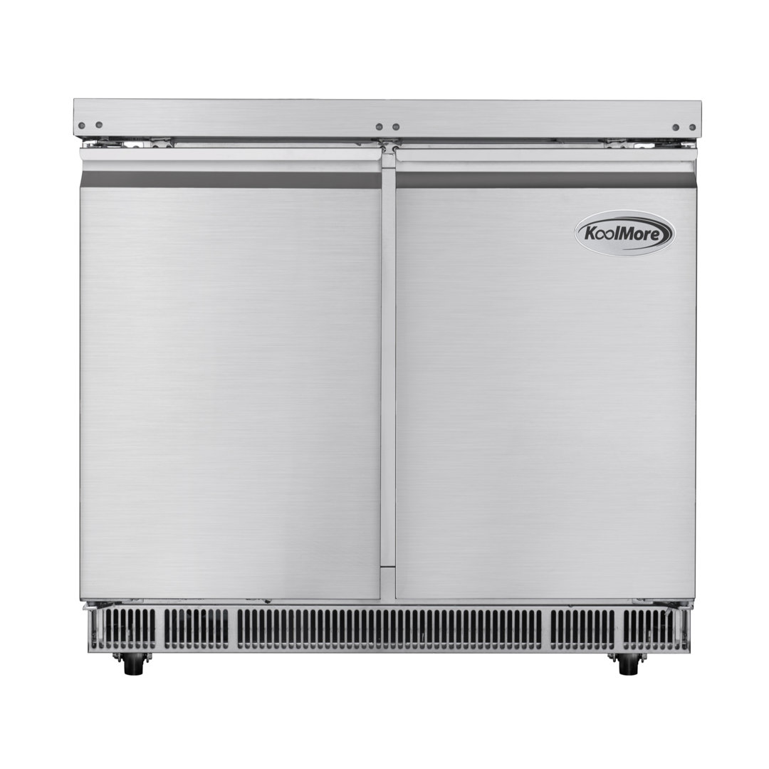 KoolMore 10 Cubic Feet Prep Refrigerator - 36.4'' KoolMore