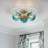 Pritee Glass Semi Flush Mount