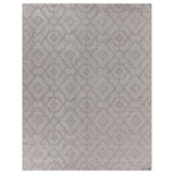 Samara Geometric Hand Loomed Synthetic Area Rug in Light Brown/Gray