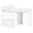 Metal Loft Bed with Wardrobe And L-shaped Desk, Loft Bed with Storage Cubes and Shelves, Heavy Duty Loft Bed for Kids Teens Adults-513282477-519648110