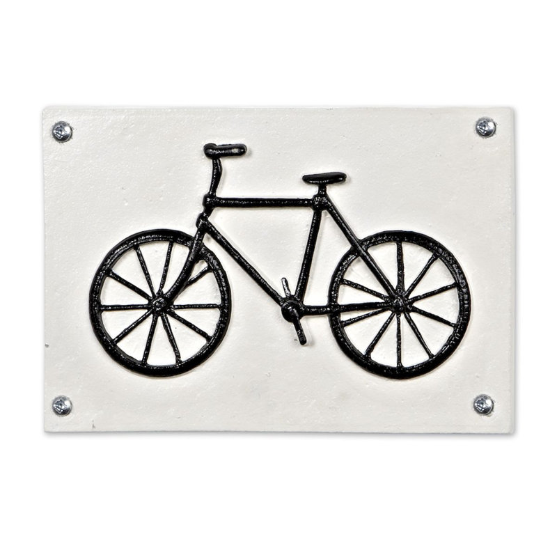 Plaque de bicyclette rectangulaire elborough