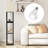 Column Floor Lamp Vax With Shelves, Solid Wood, Usb Ports And Bulb Included-1867350325
