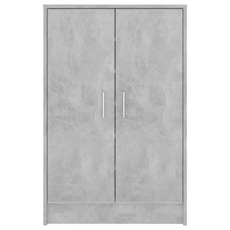 Shoe Storage Cabinet, Concrete Grey