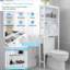 Yvette Freestanding Over the Toilet Storage