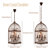 4 - Light Dimmable Lantern Geometric Chandelier