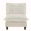 73  Armless Sofa Chenille- Beige