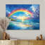Arc-en-ciel dans les îles tropicales - art mural arc-en-ciel-644557614-684911027