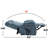 Lift Recliner Chair Heat Massage Dual Motor Infinite Position Up To 350 LBS Large Electric Power Lift Recliners With Power-Remote, Medium-Firm And Heavy Duty, Blue-1830776853