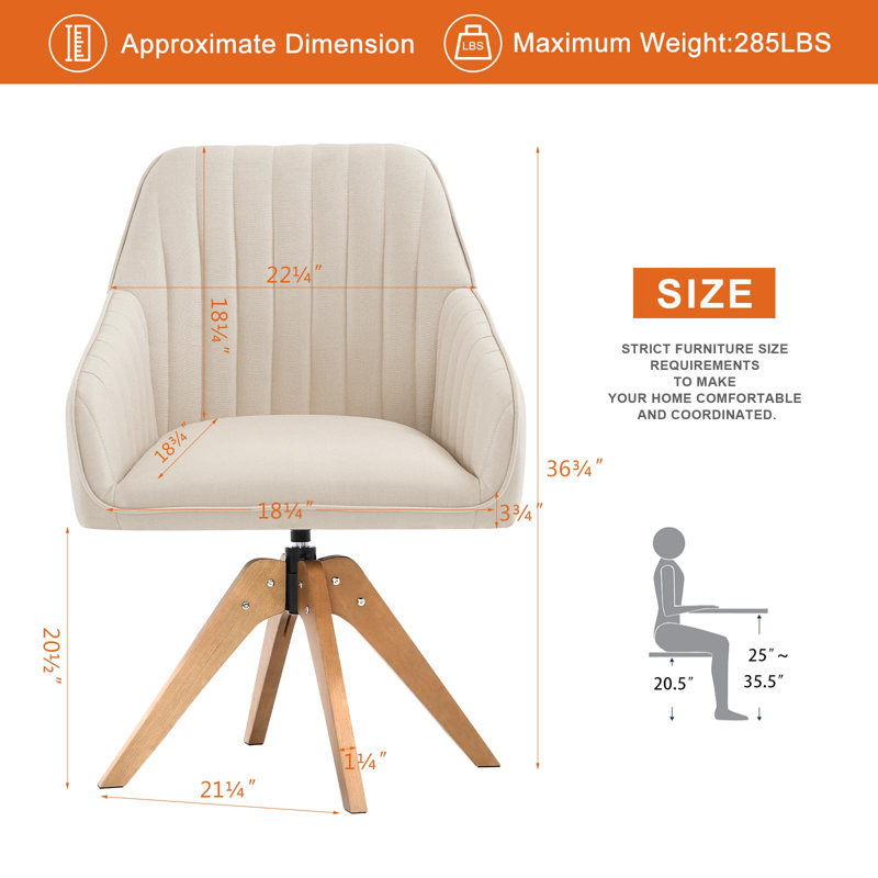 Fauteuil convertible pivotant de 20 po Kinshasa