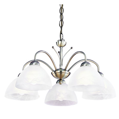 Brie 5 - Light Shaded Chandelier