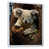 White Floater Frameed Canvas
