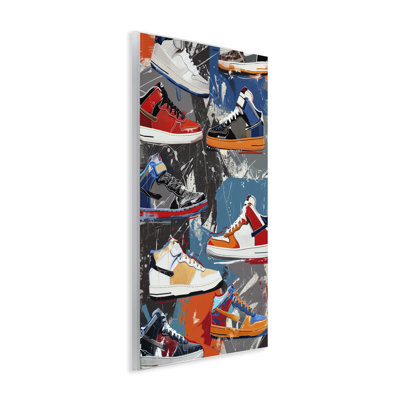 Stylish Urban Shoe Collection Wall Plaque, design by Ray Powers