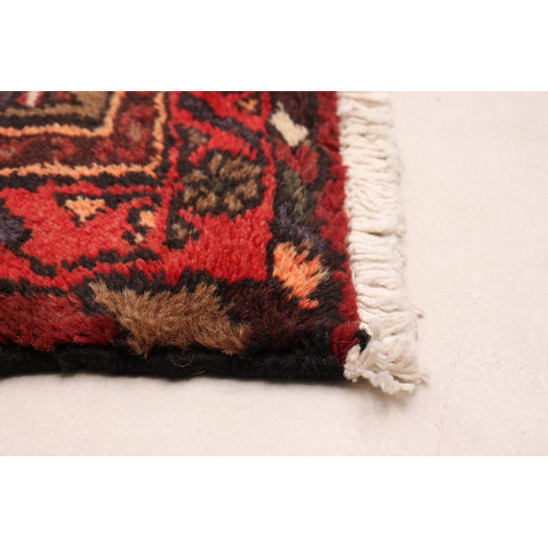 Tapis unique en laine 3 pi 3 po x 5 pi 1 po Yadeliz