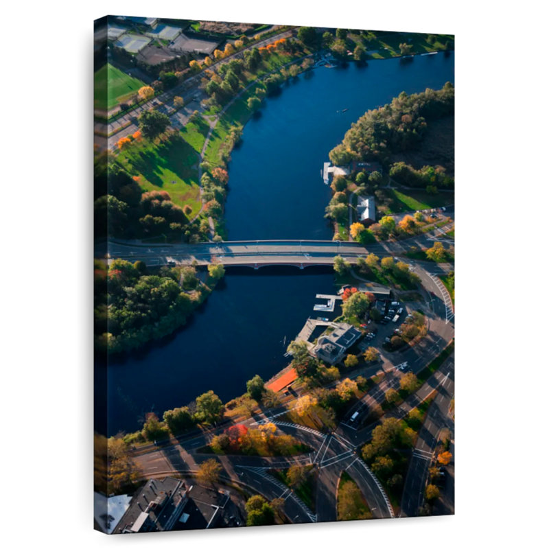 Aime Charles River, 51" H x 34" W