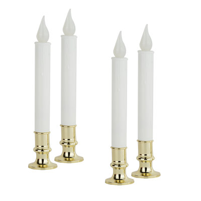 Bougies de Noël à DEL Tupkee - Scintillement - Fonctionne avec pile avec minuterie