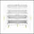 Gaines White High Gloss Finish Accent Cabinet-1854644089