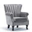 Cadsden Velvet Wingback Chair-38292145