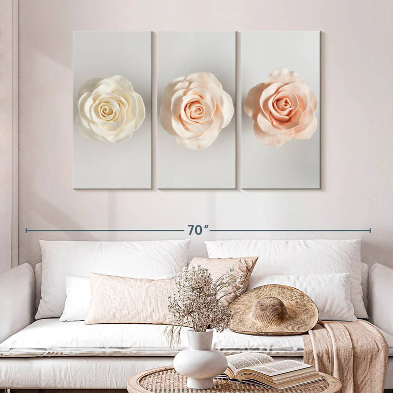 Hardie Fondant Roses, 36" H x 57" W