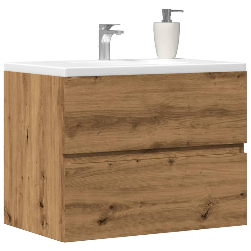 Mahrin 60cm Bathroom Vanity Base Only, Artisan Oak
