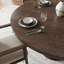 Table de salle à manger en bois massif brun foncé-1196622786