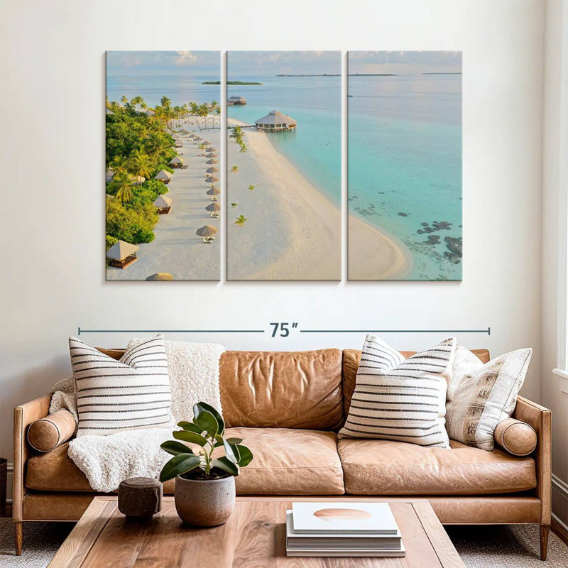 Gillard Dhonfanu Island Coast, 24" H x 38" W