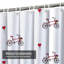 Rideau de douche avec 12 crochets-2012950912