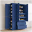 Grand garde-manger de style campagnard de 73,6 po, armoire de rangement autoportante bleue avec 7 tablettes, 2 tiroirs, 3 plateaux coulissants et armoires latérales pour la cuisine, la salle à manger-600372315
