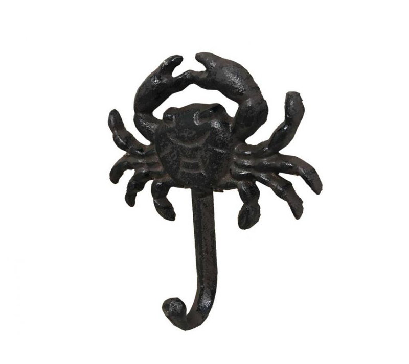 Crochet mural crabe Jonette, Noir