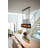 Ludlow Eight-Light Linear Chandelier by Lisa McDennon