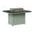 Hammered Top Black with Seafoam Base