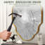 Oval Bathroom Mirror, Aluminium Frame Vanity Mirror with 4mm HD Shatterproof Glass, Wall Mounted Portrait or Landscape-2124695802-2124695806