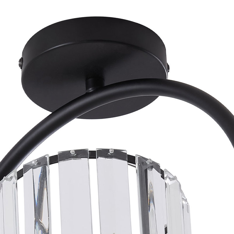 Crystal Semi Flush Mount