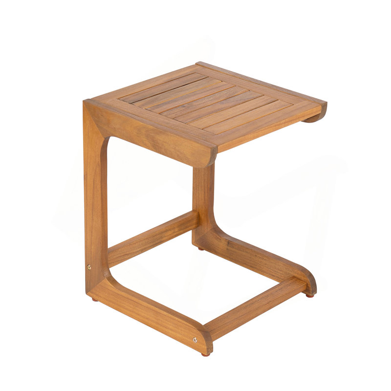 Acacia Wood Side Table