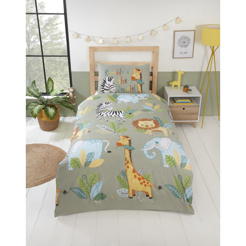 Bronstein Cotton Blend No Pattern Bedding with Pillowcases, Single - 1 Standard Pillowcase