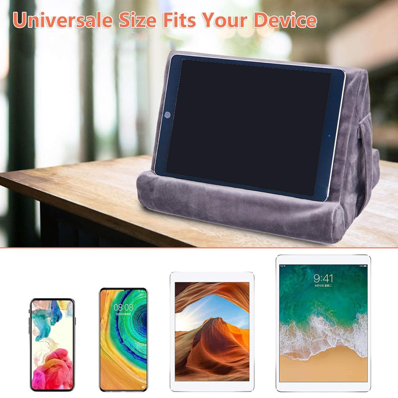 Multi-Angle Tablet Stand With Soft Pad - Universal Lazy Holder for Lap, Knee, Sofa and Bed
