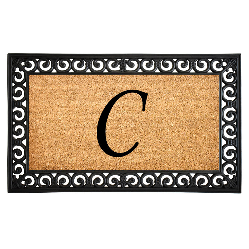 Tapis d'entrée 18 po x 30 po antidérapant, C