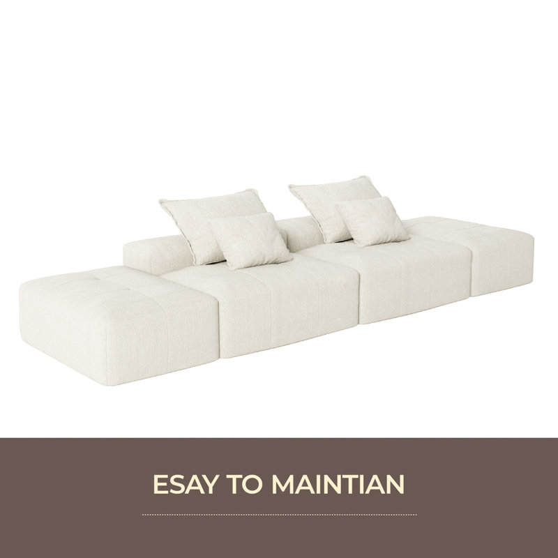 Canapé modulaire surdimensionné Modern, Beige