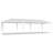 White 8-Panel Outdoor Canopy Tent, PE Waterproof Party Gazebo with Metal Frame, Large Event Tent with Ropes & Stakes for Wedding, Graduation and Commercial Events
