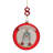 14.5'' Glass Animals Holiday Shaped Ornament