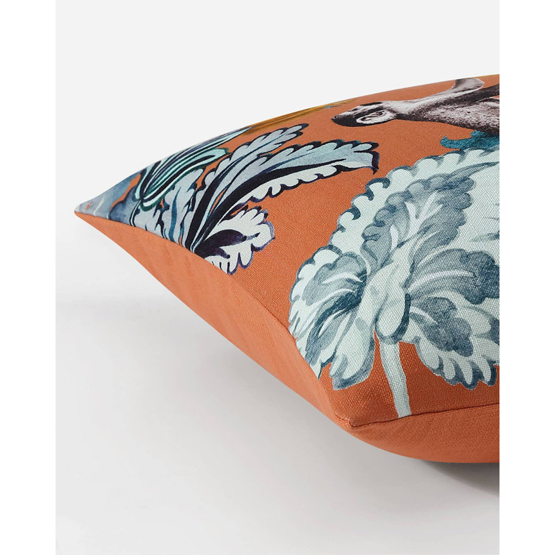 Coussin Damask, Singe de Damas Koi