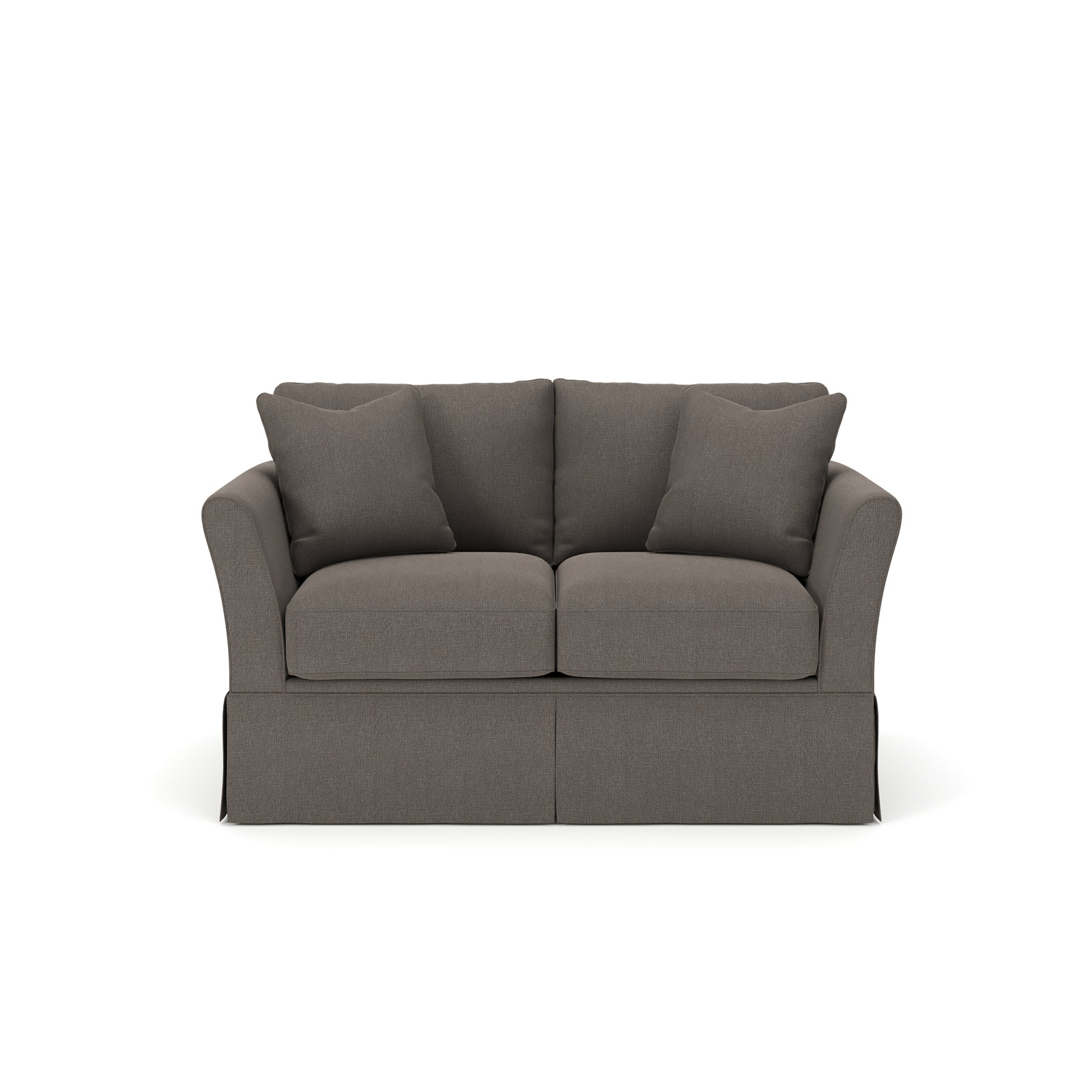 Shelby 60'' Upholstered Sofa, Dursky Charcoal