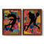 " Patchwork Athlete III " 2 - Pieces-1333415551-1333415554