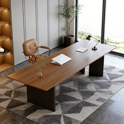 Modern minimalist office desk